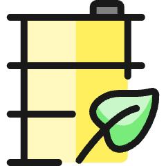 Renewable Energy Eco Barrel Icon from Ultimate Colors Set