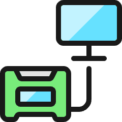 Renewable Energy Solar Monitor Icon from Ultimate Colors Set