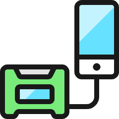 Renewable Energy Solar Smartphone Icon from Ultimate Colors Set