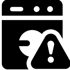 Wash Machine Caution Icon from Ultimate Bold Set