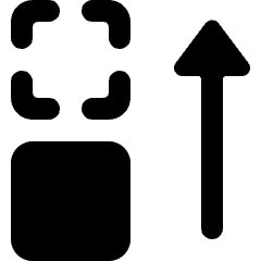 Reorder Up Icon from Ultimate Bold Set