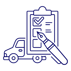 Car Checklist Illustration from UX Line Set