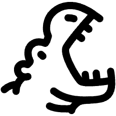 Hippo Head Side Icon from Ultimate Regular Set