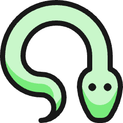 Reptile Snake Icon from Ultimate Colors Set