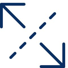 Expand Diagonal 4 Icon from Cyber Duotone Set