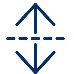 Expand Vertical 2 Icon from Cyber Line Set