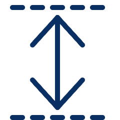 Expand Vertical 3 Icon from Cyber Line Set