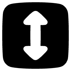 Fit Height Icon from Plump Solid Set