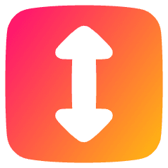 Fit Width Icon from Plump Gradient Set
