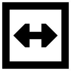 Fit Width Icon from Sharp Remix Set
