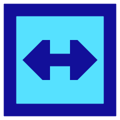 Fit Width Icon from Sharp Pop Set