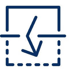 Flip Down 1 Icon from Cyber Line Set