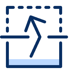 Flip UP 1 Icon from Cyber Duotone Set