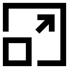 Maximize 2 Icon from Sharp Line Set