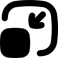 Minimize Icon from Flex Solid Set