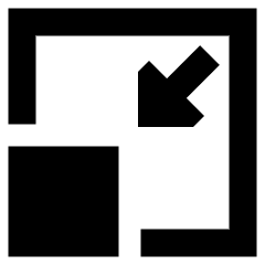Minimize Icon from Sharp Remix Set