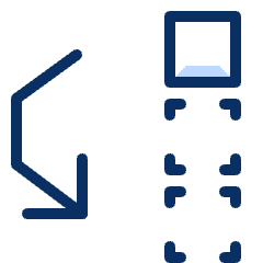 Move Bottom Icon from Cyber Duotone Set