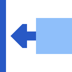Move Left Icon from Sharp Flat Set