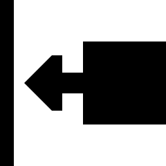 Move Left Icon from Sharp Solid Set