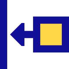 Move Left Icon from Sharp Pop Set