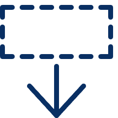 Move Selected Area Down Icon from Cyber Line Set