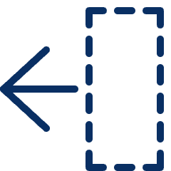 Move Selected Area Left Icon from Cyber Line Set