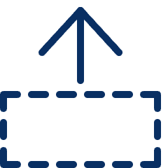 Move Selected Area UP Icon from Cyber Duotone Set