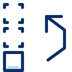 Move Top Icon from Cyber Duotone Set