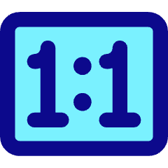 Resize Actual Size Icon from Core Pop Set