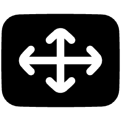 Resize Fit Width And Height Icon from Plump Solid Set