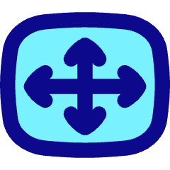 Resize Fit Width And Height Icon from Flex Pop Set