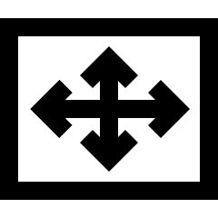 Resize Fit Width And Height Icon from Sharp Line Set