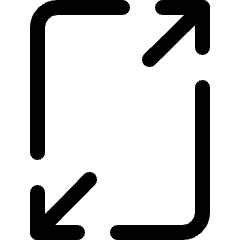 Expand Diagonal  Icon from Ultimate Regular Set