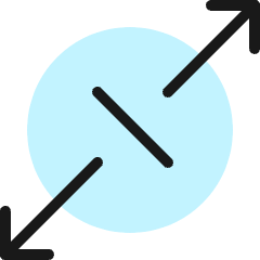 Expand Diagonal 2 Icon from Ultimate Colors Set