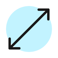 Expand Diagonal Icon from Ultimate Colors Set
