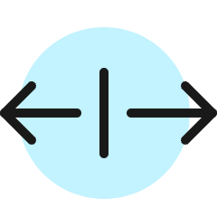 Expand Horizontal 3 Icon from Ultimate Colors Set