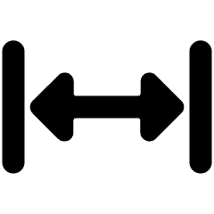Expand Horizontal 4 Icon from Ultimate Bold Set