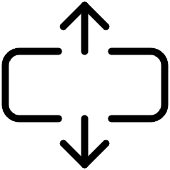 Expand Horizontal Icon from Ultimate Light Set