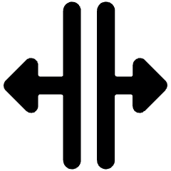 Expand Horizontal Left Right Icon from Ultimate Bold Set