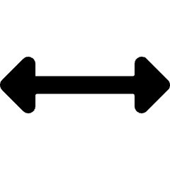 Expand Horizontal Icon from Ultimate Bold Set