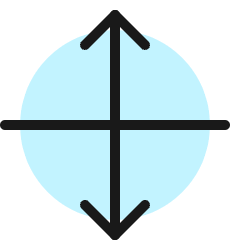 Expand Vertical 2 Icon from Ultimate Colors Set
