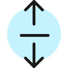Expand Vertical 3 Icon from Ultimate Colors Set