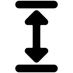 Expand Vertical 4 Icon from Ultimate Bold Set