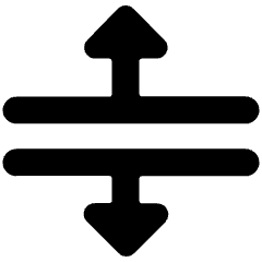 Expand Vertical Left Right Icon from Ultimate Bold Set