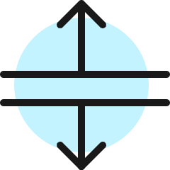 Expand Vertical Left Right Icon from Ultimate Colors Set