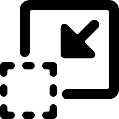 Resize Shrink Icon from Ultimate Bold Set
