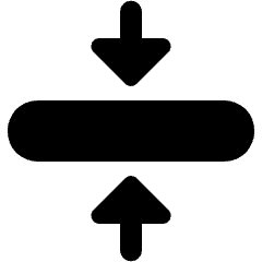 Shorten Horizontal Icon from Ultimate Bold Set