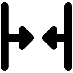 Shrink Horizontal Icon from Ultimate Bold Set
