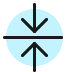 Shrink Vertical 1 Icon from Ultimate Colors Set