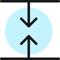 Shrink Vertical Icon from Ultimate Colors Set